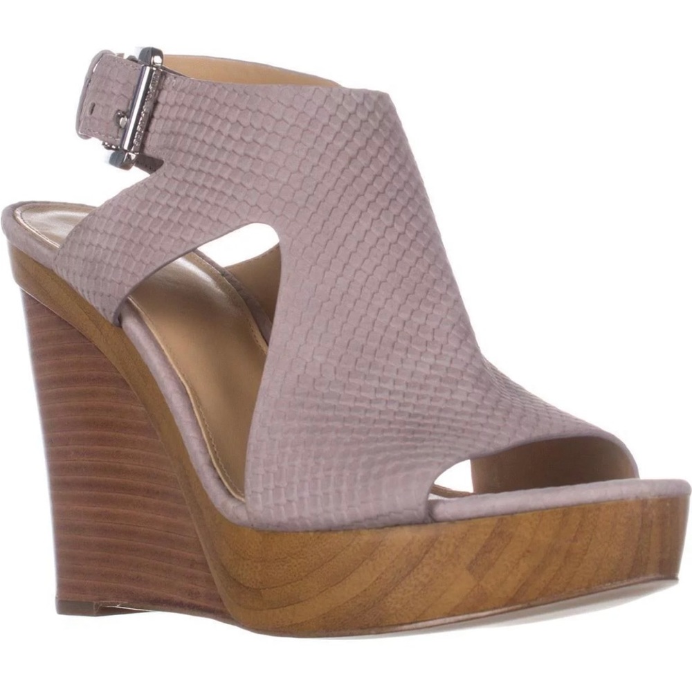 NWOT Michael Kors Josephine Platform Wedge- Grey